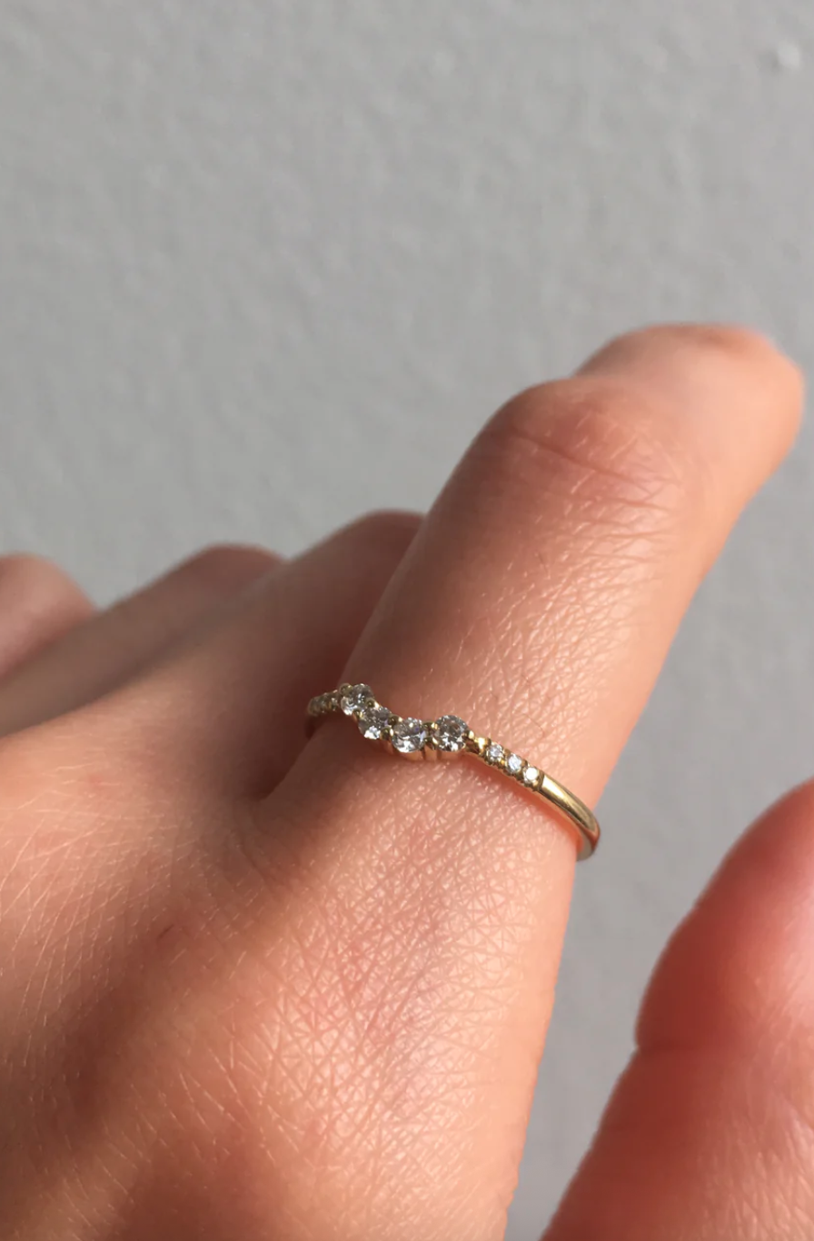 Diamond Arch Ring